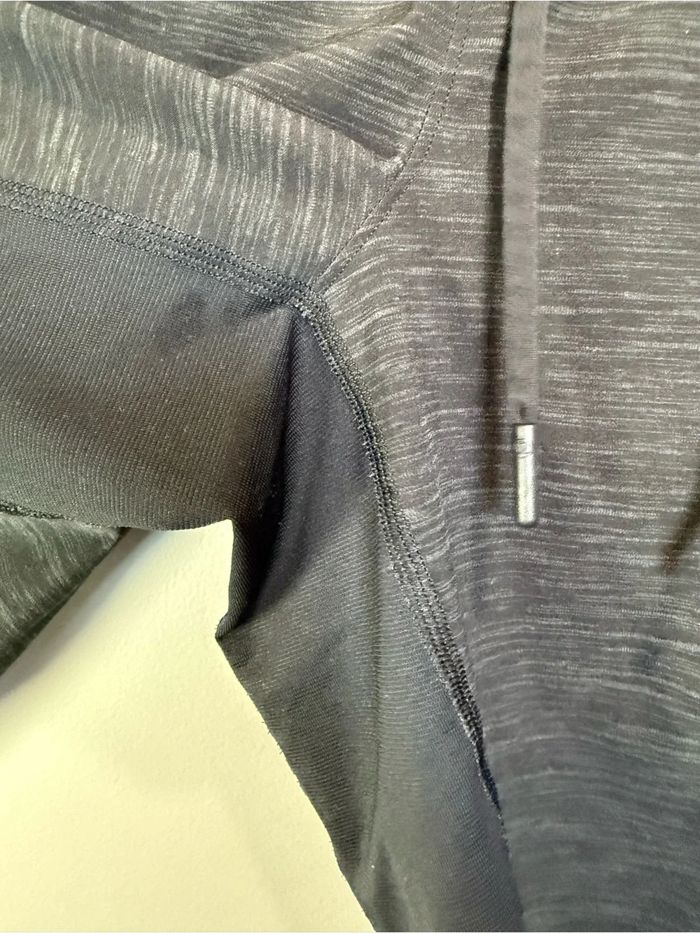 Lululemon Pace Breaker Shorts‎ Gray Space Dye Hidden Zip Pocket L